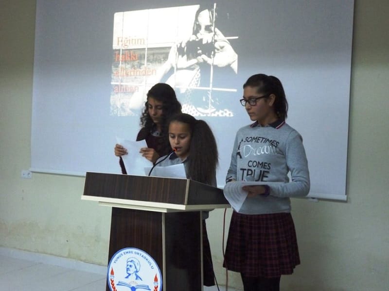 YUNUS EMRE ORTAOKULU’NDA İNSAN HAKLARI ANLATILDI