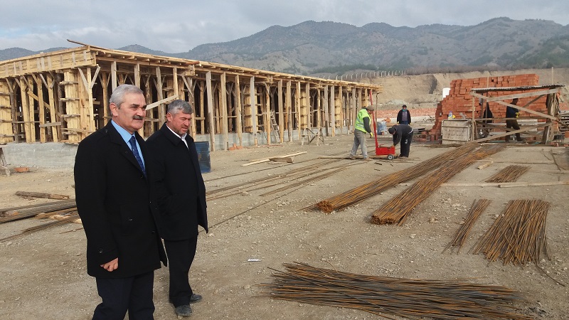 BELEDİYE HİZMET KAMPÜSÜ İNŞAATI DEVAM EDİYOR