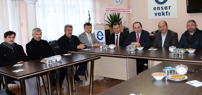 ENSAR VAKFI YENİ BAŞKANINA ALKAN’DAN ZİYARET