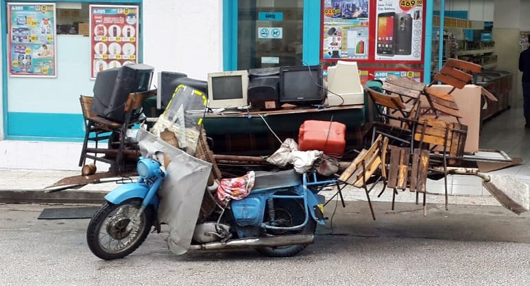 BU MOTOSİKLET GÖRENLERİ ŞAŞIRTTI
