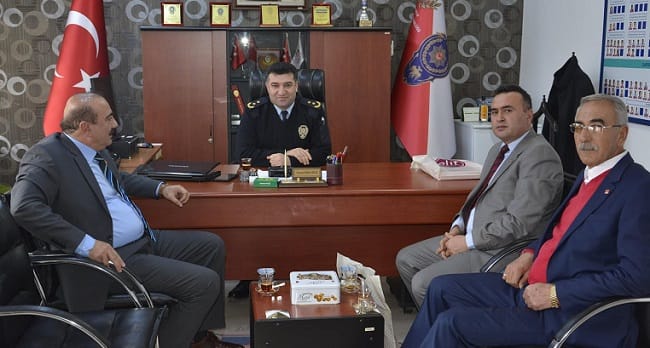 YENİ YÖNETİMDEN EMNİYET MÜDÜRÜ’NE ZİYARET