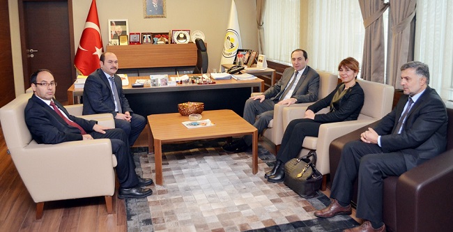 BAŞKAN EYVAZ’DAN REKTÖR’E TEŞEKKÜR