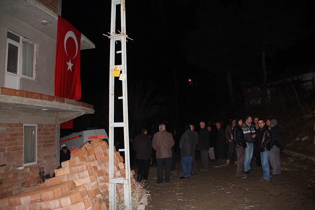 ÇORUMLU ŞEHİDİN BABA OCAĞINA ATEŞ DÜŞTÜ