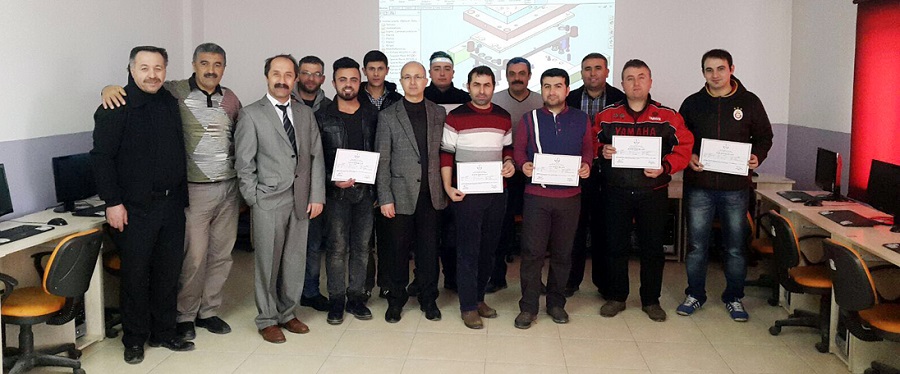 SOLİDWORKS KURSU BAŞARIYLA SONA ERDİ