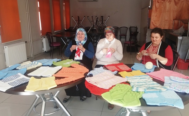 KARGI BELEDİYESİ’NDEN EL ÖRGÜSÜ STANDI