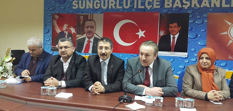 AK PARTİ İLÇE DANIŞMA TOPLANTILARI YAPILDI