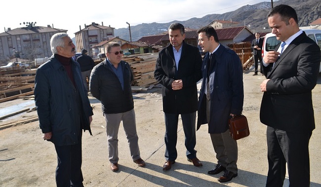 YÜKSEKOKUL BİNASI ÇALIŞMALARI DEVAM EDİYOR