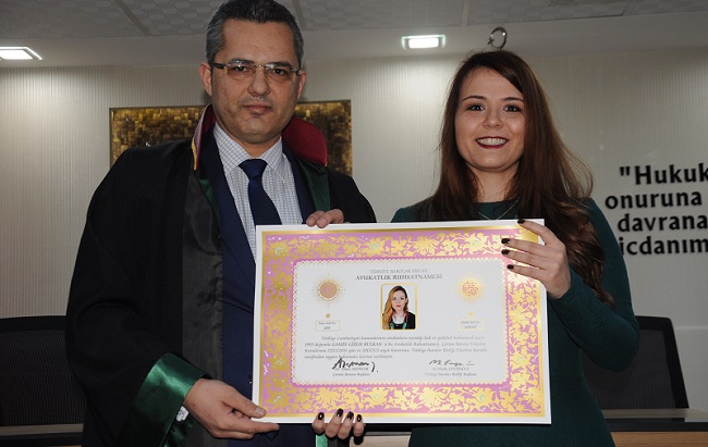 GAMZE GİZEM BULKAN AVUKAT OLDU