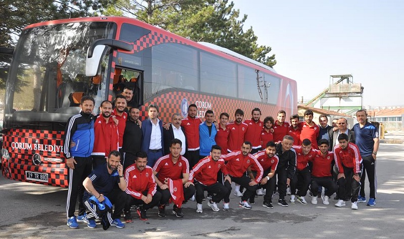 ÇORUM BELEDİYESPOR 3 PUAN İÇİN YOLA ÇIKTI