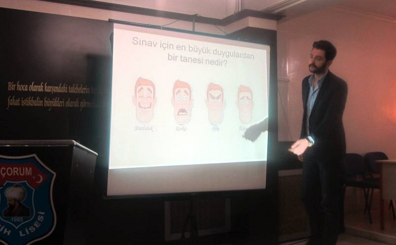 SINAV STRESİYLE BAŞA ÇIKMA YÖNTEMLERİ ANLATILDI