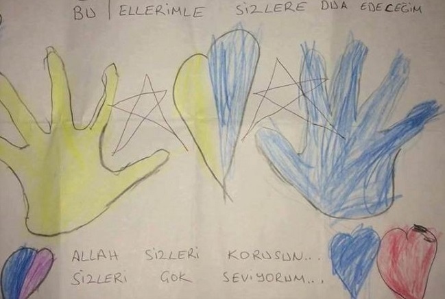 ÇORUMLULAR GÜVENLİK GÜÇLERİNİ DUYGULANDIRDI