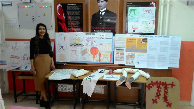 ÇORUM’DAKİ BU OKULDA İLGİNÇ Pİ GÜNÜ ETKİNLİĞİ