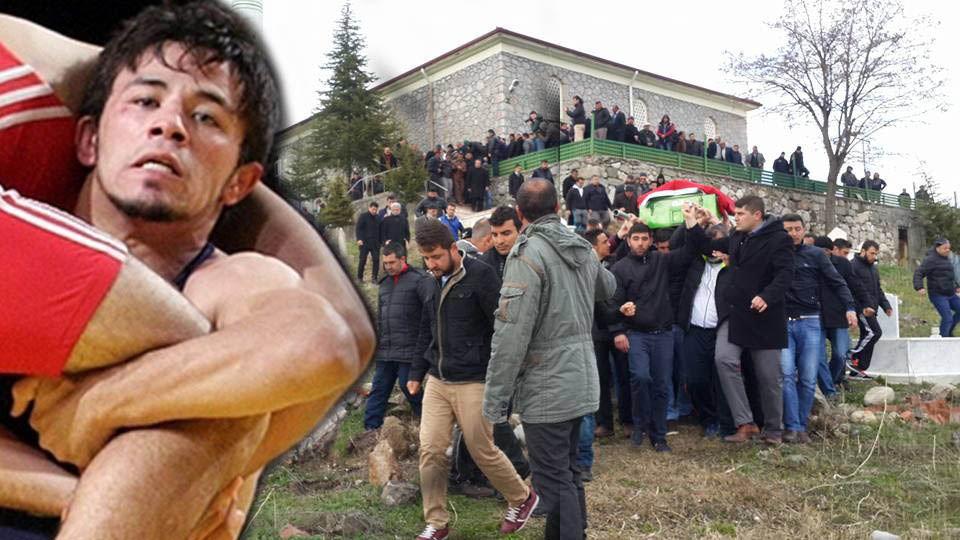 ÇORUMLU MİLLİ GÜREŞÇİYE AĞLATAN VEDA