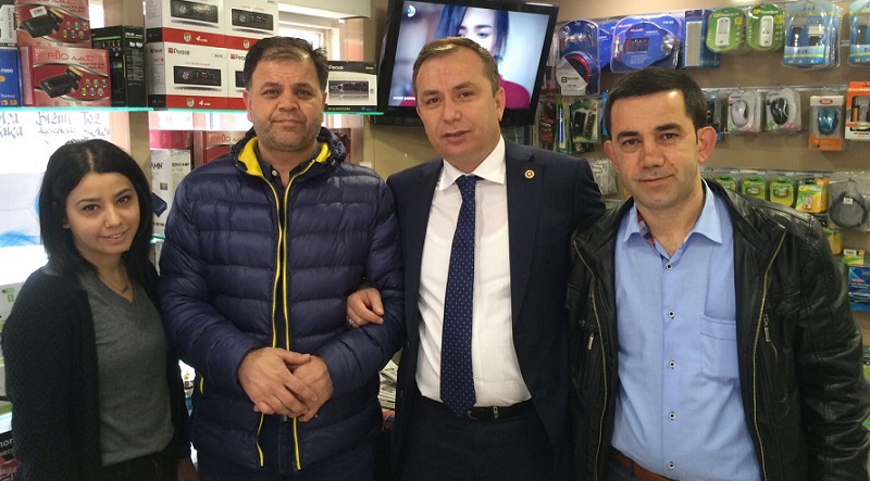CEYLAN ÇORUM ESNAFIYLA YAKINDAN İLGİLENİYOR