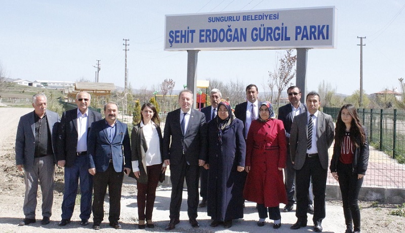 ŞEHİT İSMİ PARKA VERİLDİ