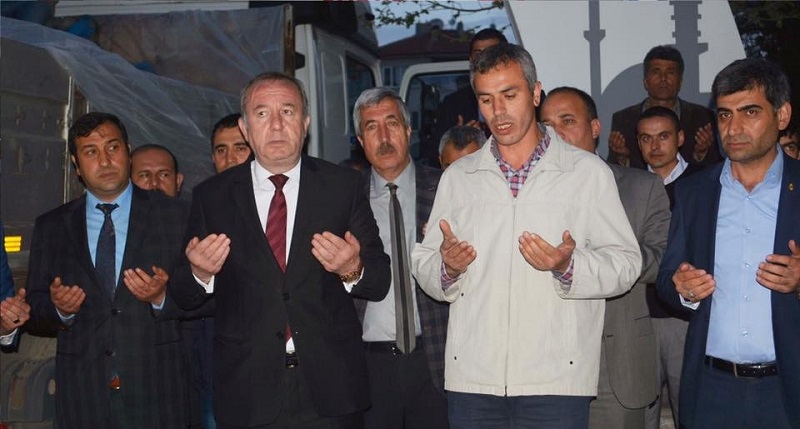 TOPLANAN YARDIMLAR DUALARLA GÖNDERİLDİ