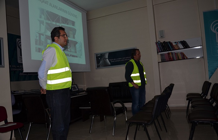 İŞÇİ GÜVENLİĞİ SEMİNERİ DÜZENLENDİ