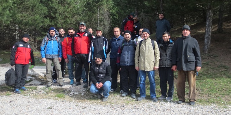 DOĞA YÜRÜYÜŞÜNDE BULUŞTULAR