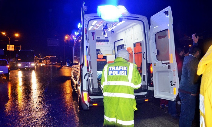 BELEDİYE BAŞKANI KAZA GEÇİRDİ