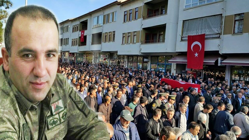 ÇORUMLU ŞEHİT ASKERİ BİNLER UĞURLADI