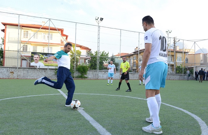 BAŞLAMA VURUŞUNU BAŞKAN KÜLCÜ YAPTI