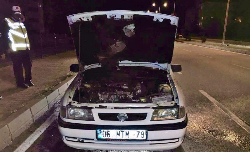 ÇORUM’DA SÜRÜCÜ BÜYÜK ŞOK YAŞADI