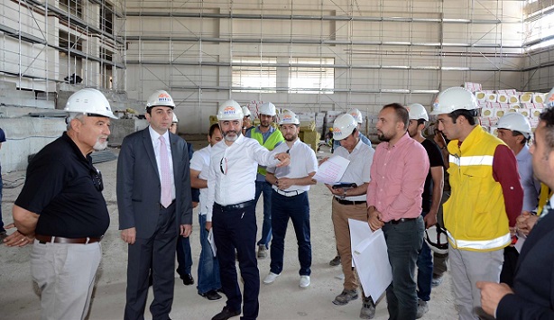REKTÖR SPOR YATIRIMLARINI İNCELEDİ