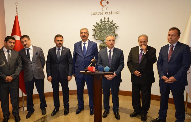 BAKAN ÇORUM’DA GÜNDEMİ DEĞERLENDİRDİ