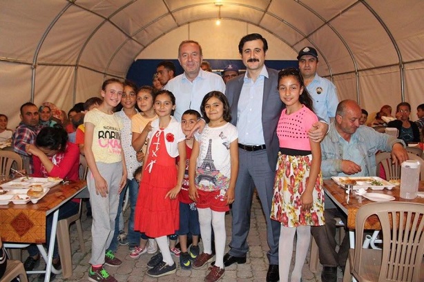 İFTAR ÖNCESİ ÇADIRI GEZDİLER (SERKAN ŞANSEVER/ÇORUM-İHA)