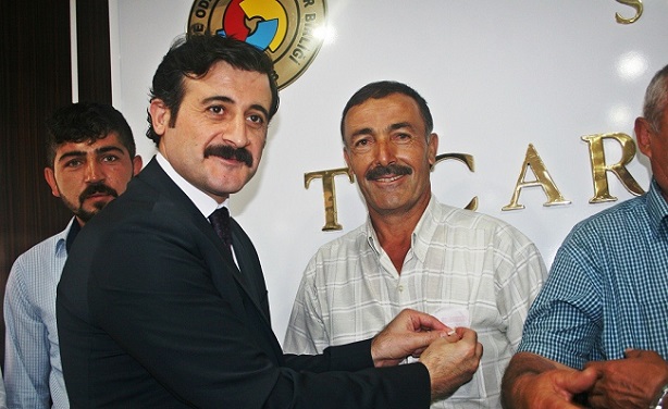 ÇORUM'UN SUNGURLU İLÇESİNDE YILIN İLK MAHSULÜ BUĞDAY VE ARPA SUNGURLU TİCARET BORSASI'NDA YAPILAN AÇIK ARTTIRMA İLE SATILDI. (SERKAN ŞANSEVER/ÇORUM-İHA)