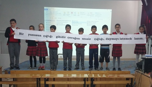 ÇOCUKLAR ŞİDDETTEN UZAK OLMALI
