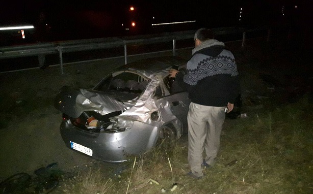 ÇORUM’DA OTOMOBİL TAKLA ATTI: 7 YARALI