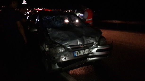 ÇORUM’DA FECİ KAZA: 1 ÖLÜ 2 YARALI