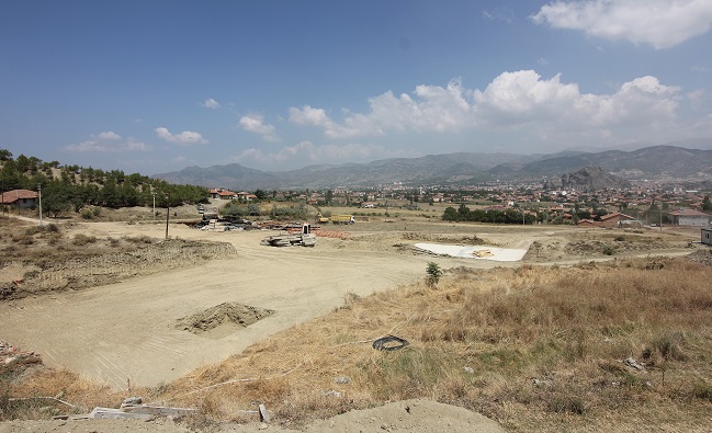 OSMANCIK GEMİCİ TOKİ KONUTLARININ TEMELİ ATILIYOR (İHA/ÇORUM-İHA)