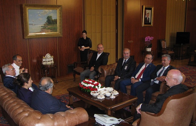 ÇORUM GAZETECİLER CEMİYETİ'NDEN TBMM'NE ZİYARET