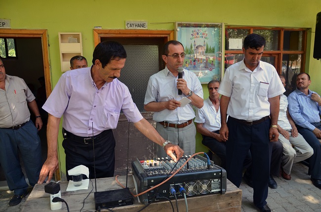 AK PARTİ OSMANCIK İLÇE BAŞKANI KONUŞMA YAPTI. (İSMAİL KABAKDERE/ÇORUM-İHA)