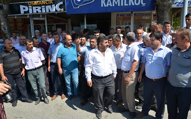 ÇORUMLU MİNİBÜSÇÜLERDEN İHALE TEPKİSİ