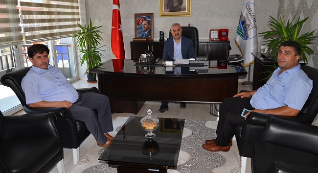 ODA BAŞKANLARI OSMANCIK BELEDİYE BAŞKANI HAMZA KARATAŞ İLE KONU HAKKINDA GÖRÜŞMELER YAPTILAR. (İSMAİL KABAKDERE/ÇORUM-İHA)