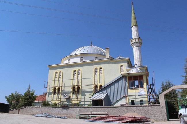 CAMİLERİN ONARIM ÇALIŞMALARI SÜRÜYOR (SERKAN ŞANSEVER/ÇORUM-İHA)