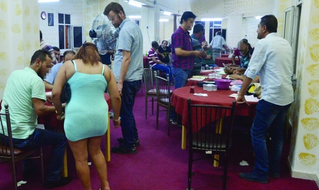 ÇORUM POLİSİNDEN KUMARHANE BASKINI