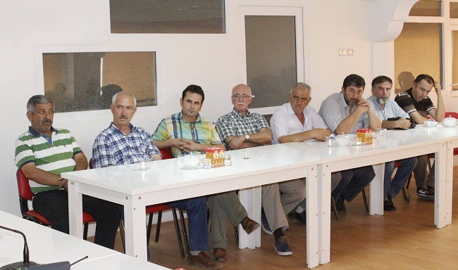 ŞAHİNER ARASTA ESNAFI İLE GÖRÜŞTÜ (SERKAN ŞANSEVER/ÇORUM-İHA)