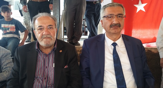 SALİM USLU VE VALİ NECMETTİN KILIÇ (İSMAİL KABAKDERE/ÇORUM-İHA)