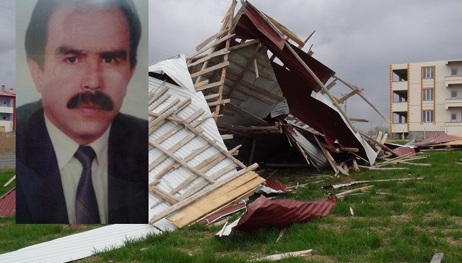 ÇORUM’DA BAŞINA ÇATI DÜŞEN KİŞİ ÖLDÜ!