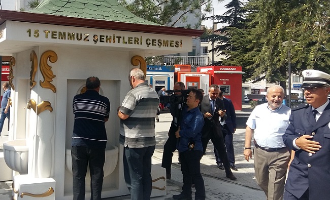ÇORUM’DA ŞEHİTLER ÇEŞMESİ HİZMETE AÇILDI