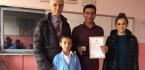 KAN VERENLERE BRONZ MADALYA VERİLDİ