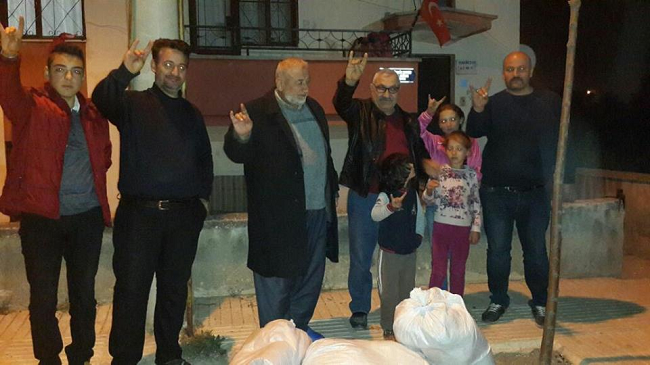 ÜLKÜCÜLERDEN TÜRKMENLERE YARDIM