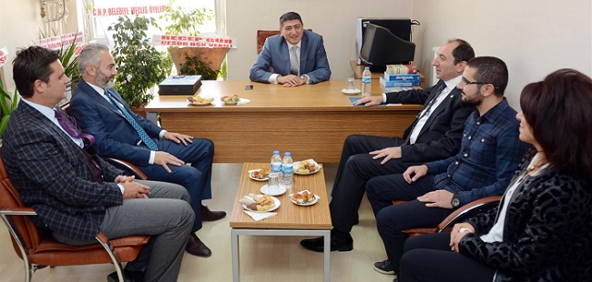 HİTİT ÜNİVERSİTESİ REKTÖRÜ PROF. DR. REHA METİN ALKAN, İNŞAAT MÜHENDİSLERİ ODASI'NI ZİYARET ETTİ (İHA/ÇORUM-İHA)