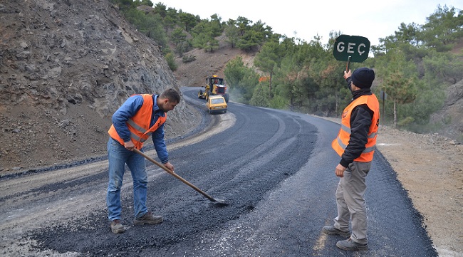KÖYLER ARASI BAĞLANTI YOLU YAPILDI