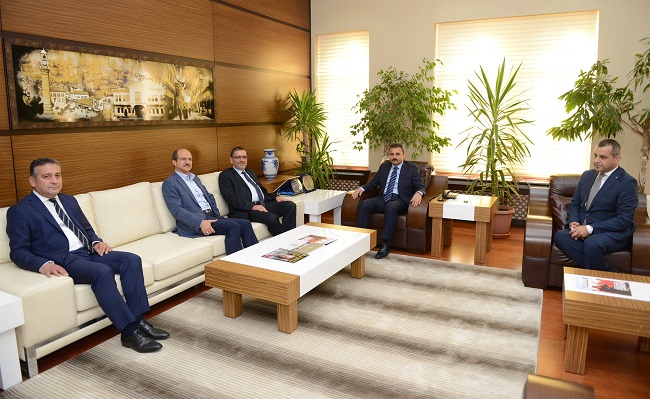 GENEL MÜDÜR TAŞKESENLİOĞLU BAŞKAN KÜLCÜ'YE ÇALIŞMALARINDA BAŞARI DİLEDİ (İHA/ÇORUM-İHA)