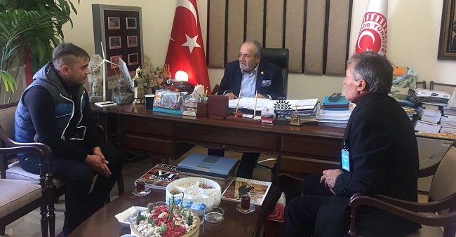 SALİM USLU’YA TEŞEKKÜR ETTİLER